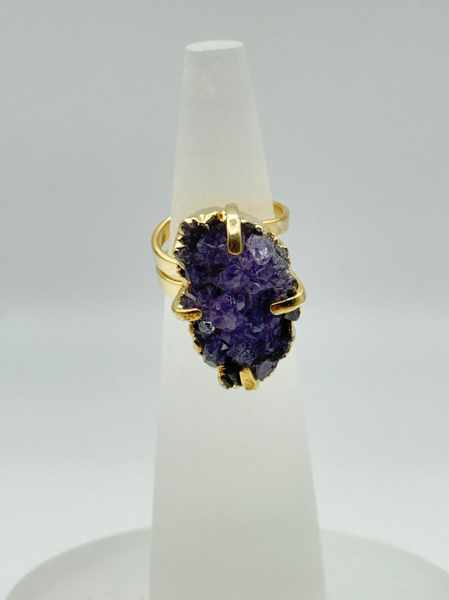 Amethyst Cluster Ring (gold)
