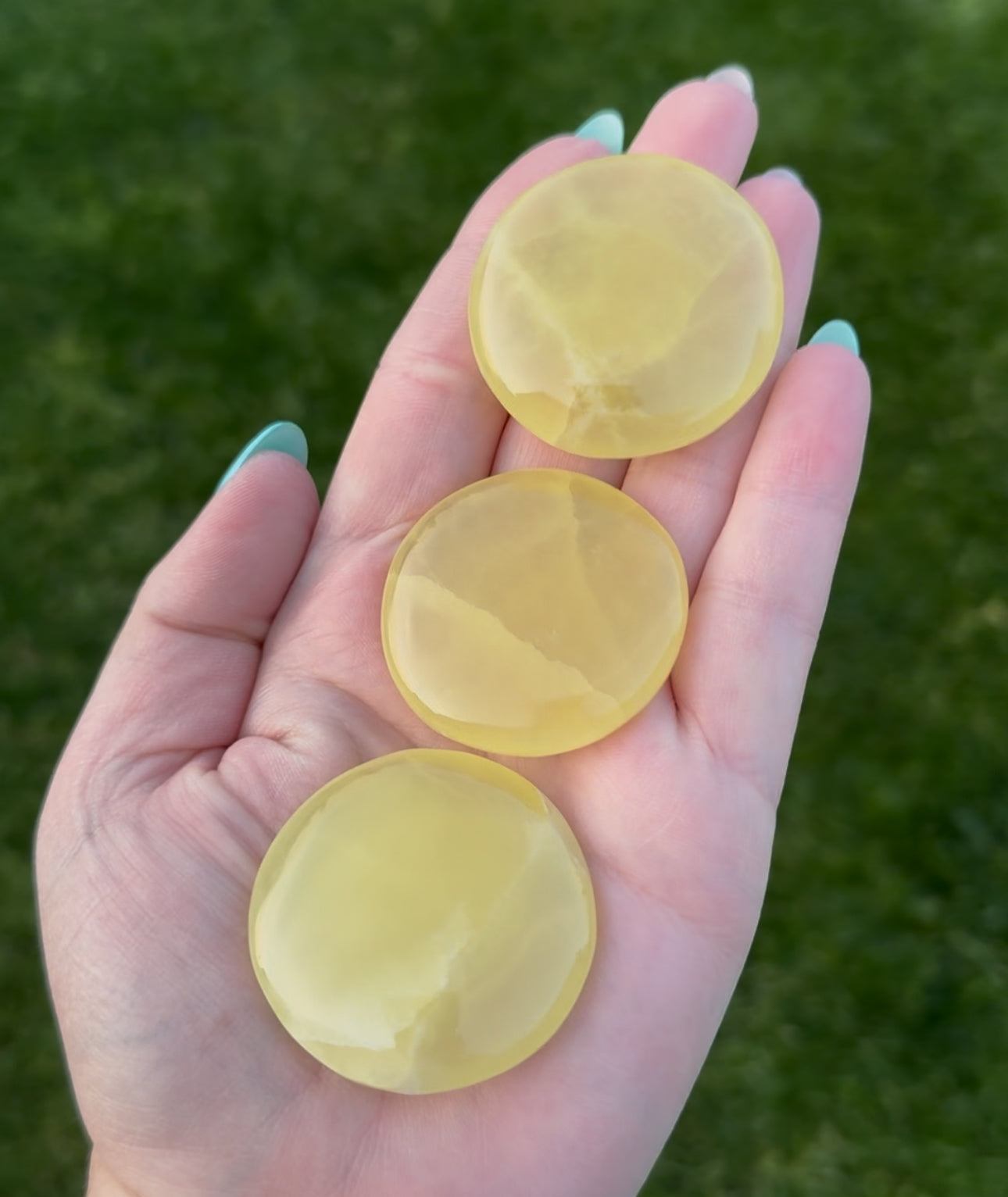 Lemon Calcite Flatstone