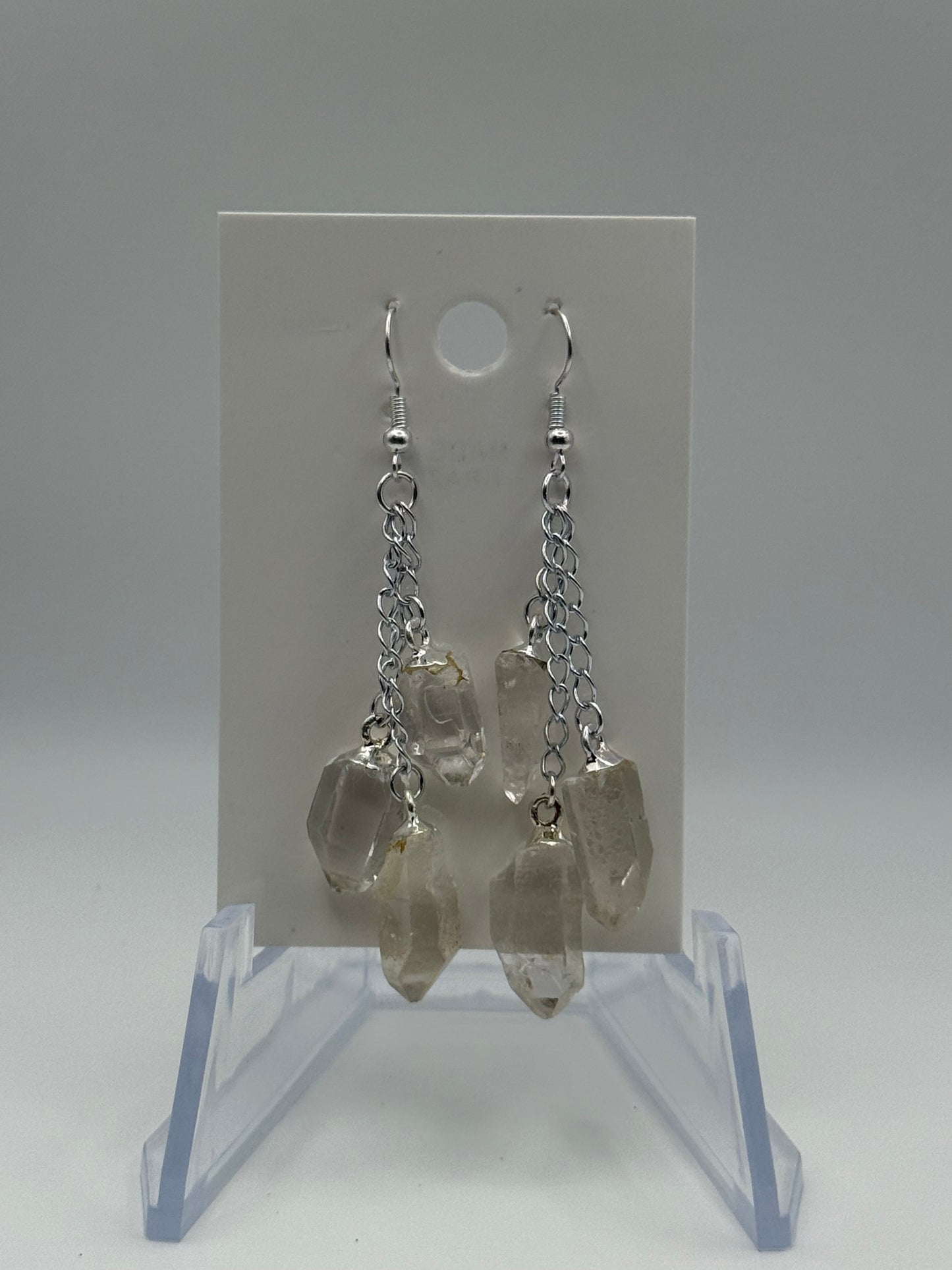 Clear Quartz Earrings