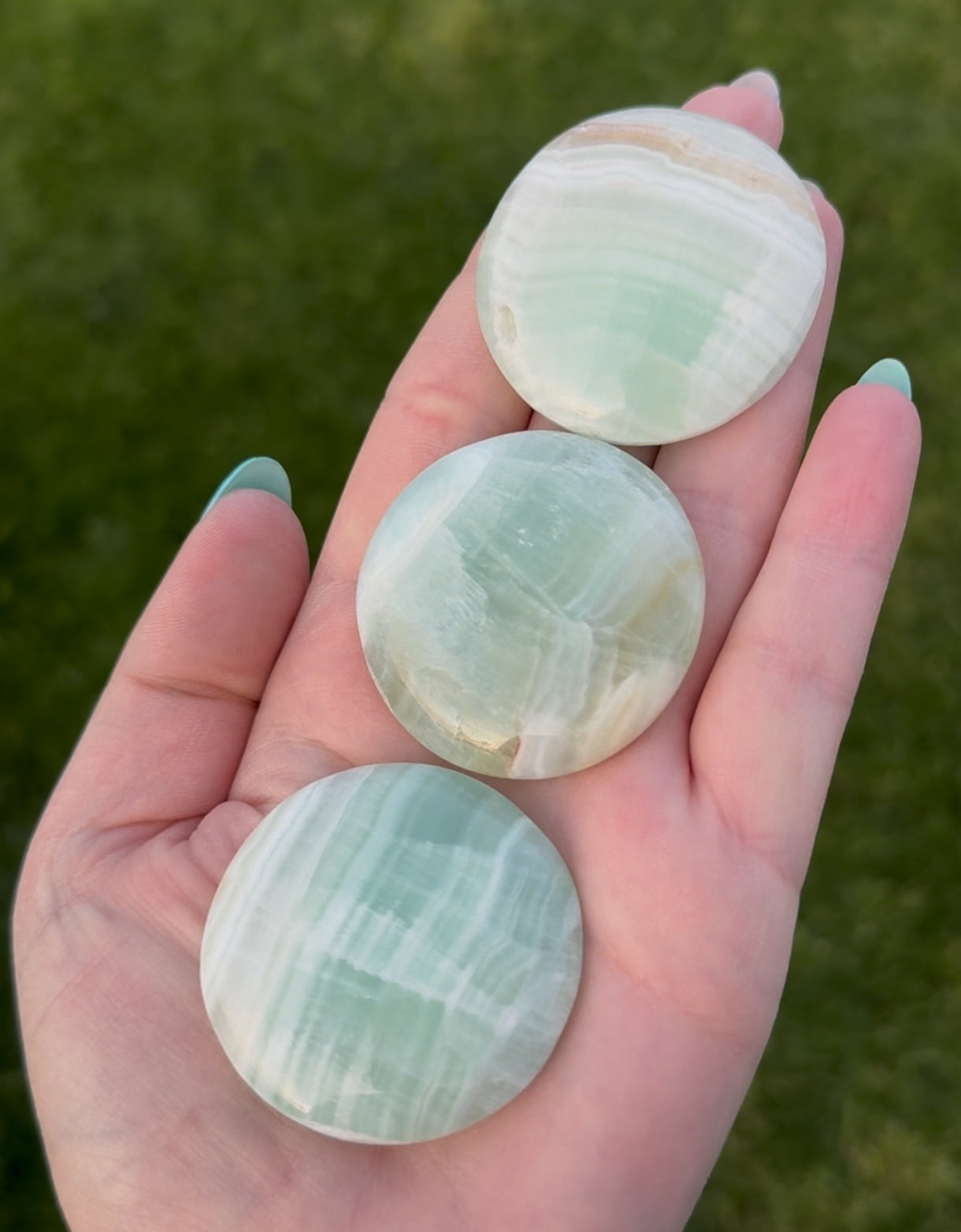 Pistachio Calcite Flatstone
