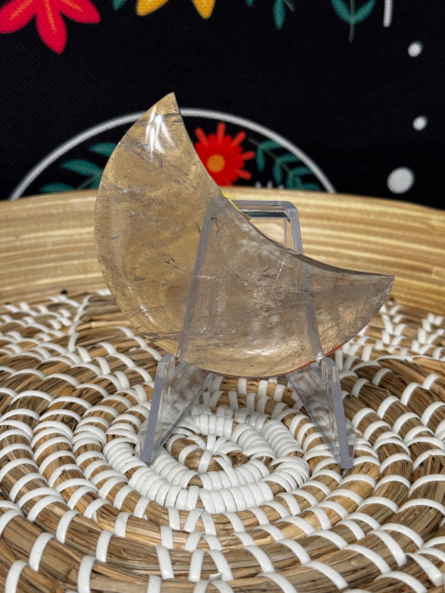 Smokey Quartz Moon