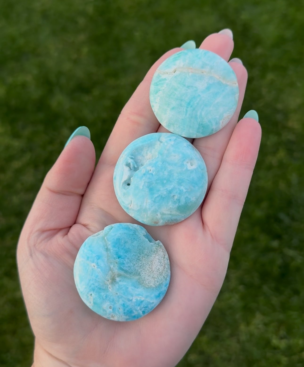 Blue Aragonite Flatstone