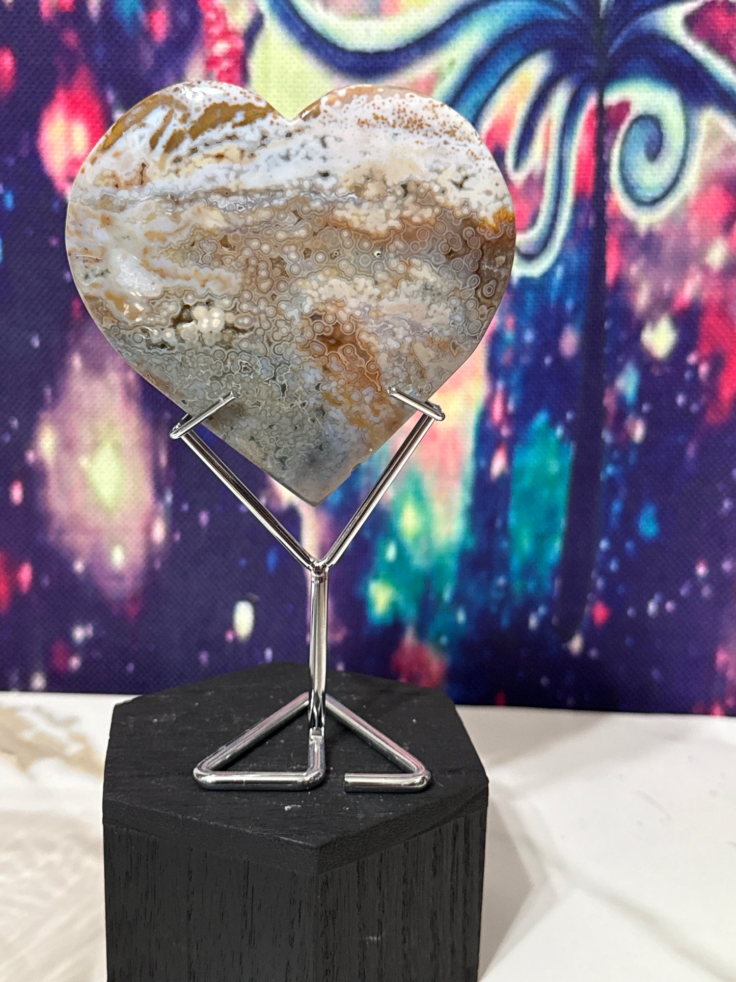 Ocean Jasper Heart