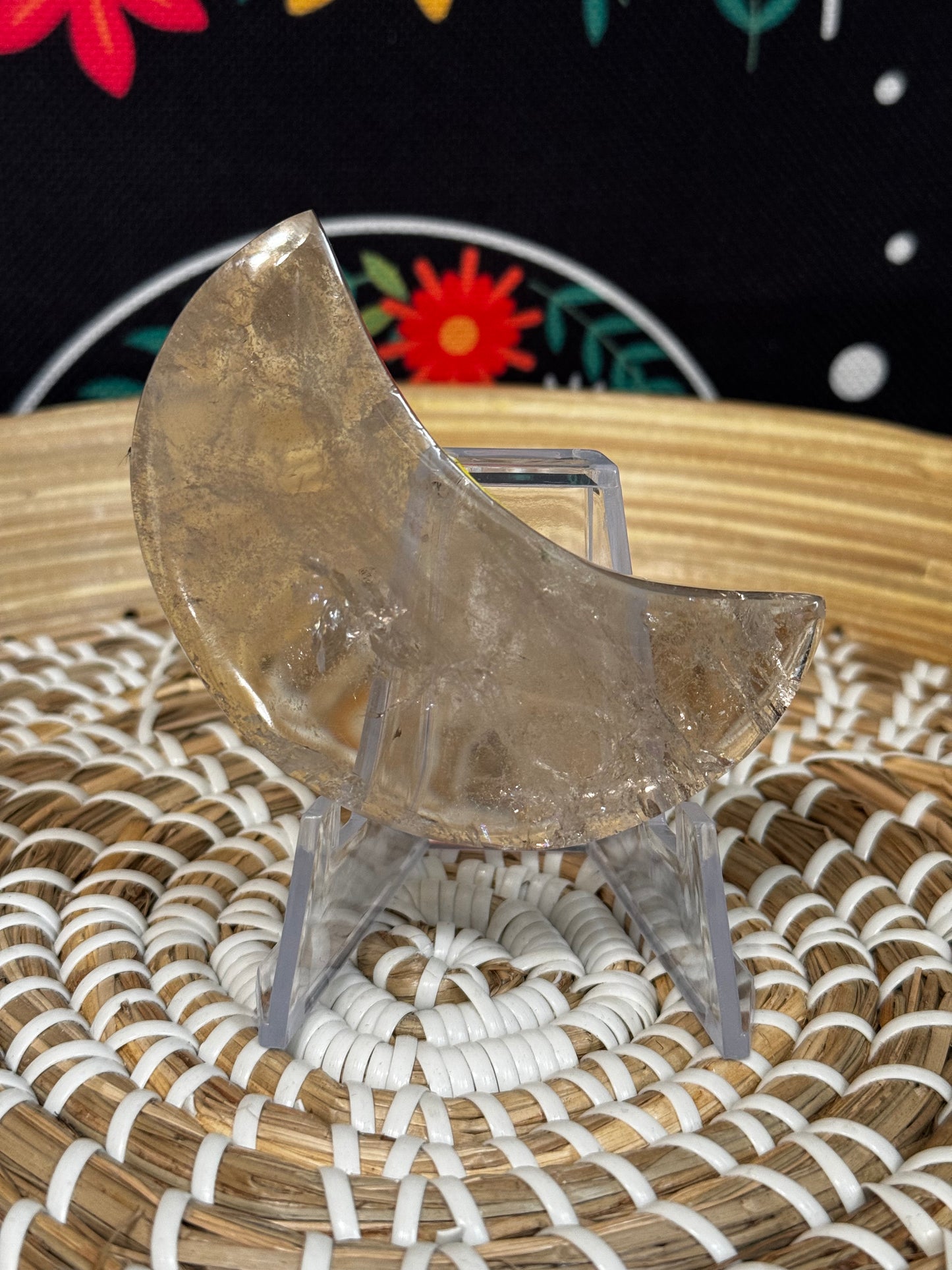 Smokey Quartz Moon