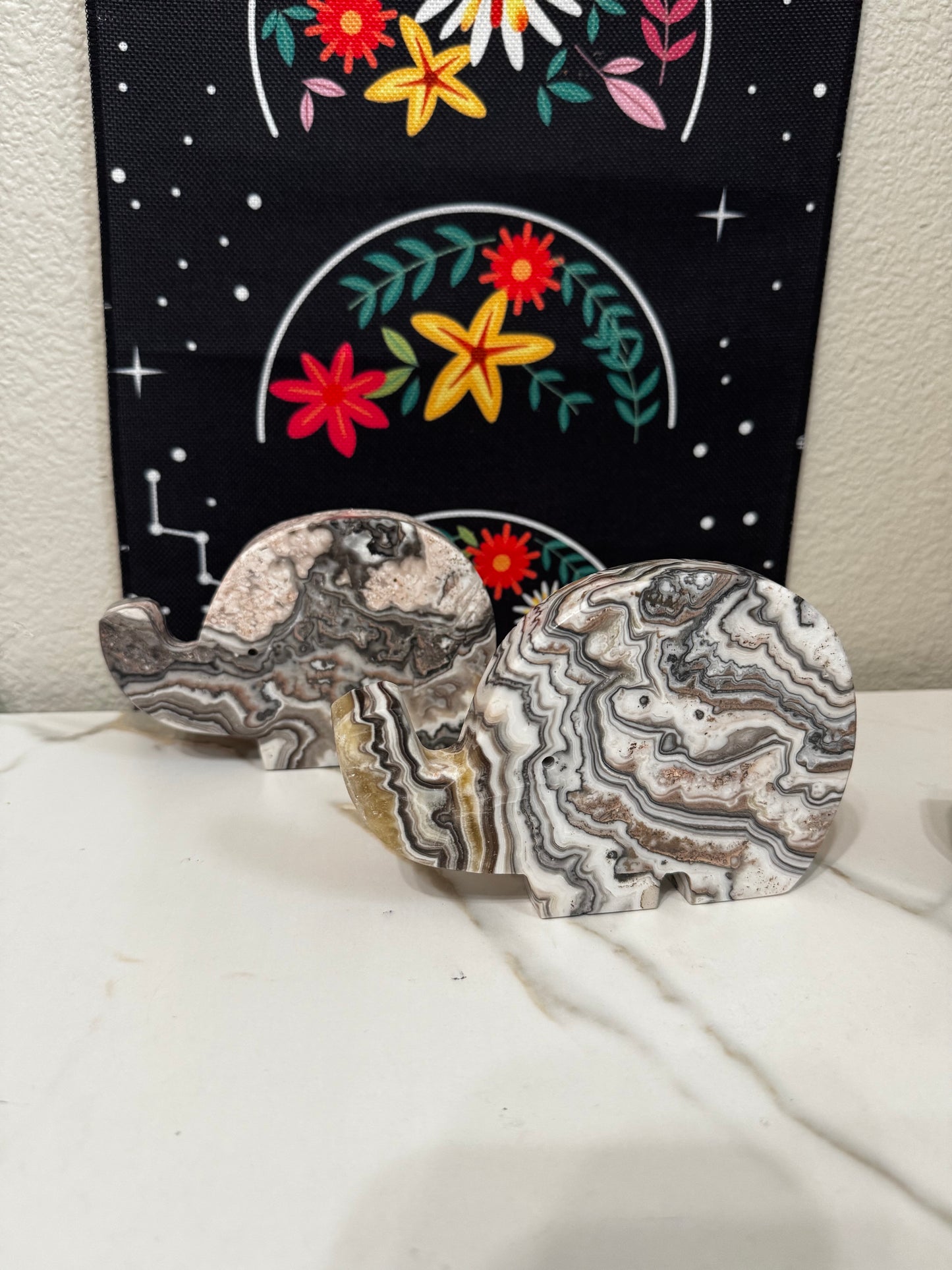 Zebra Calcite Elephant