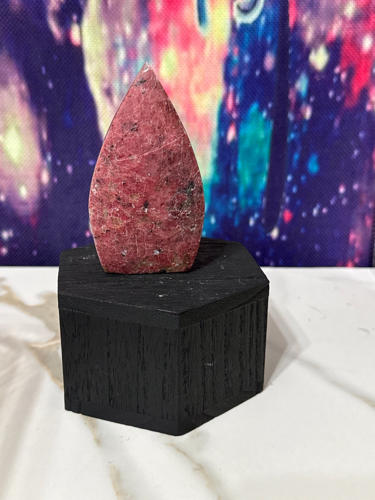 Rhodonite teardrop