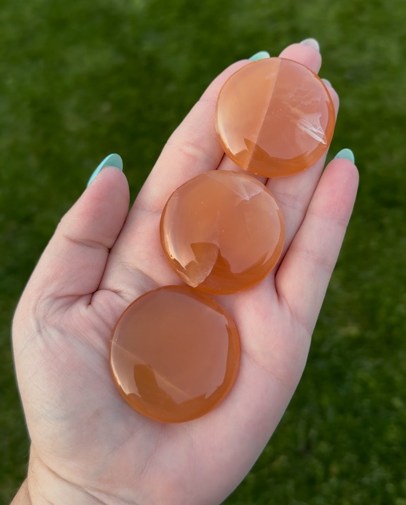 Honey Calcite Flatstone
