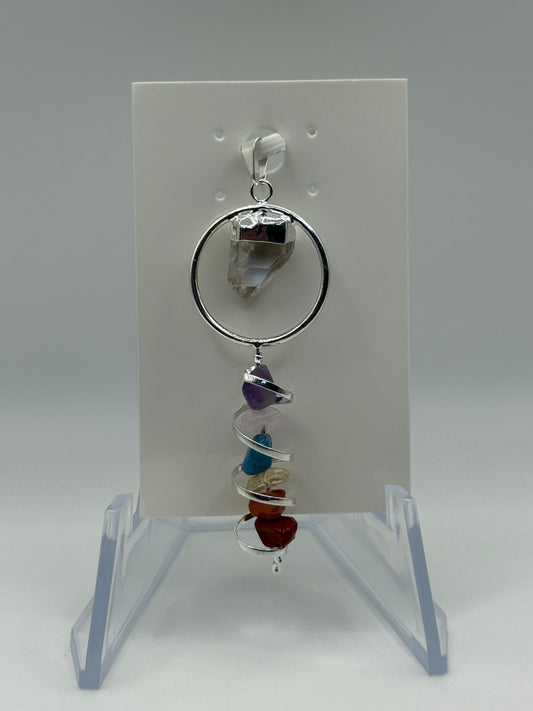 Chakra with Quartz Pendant