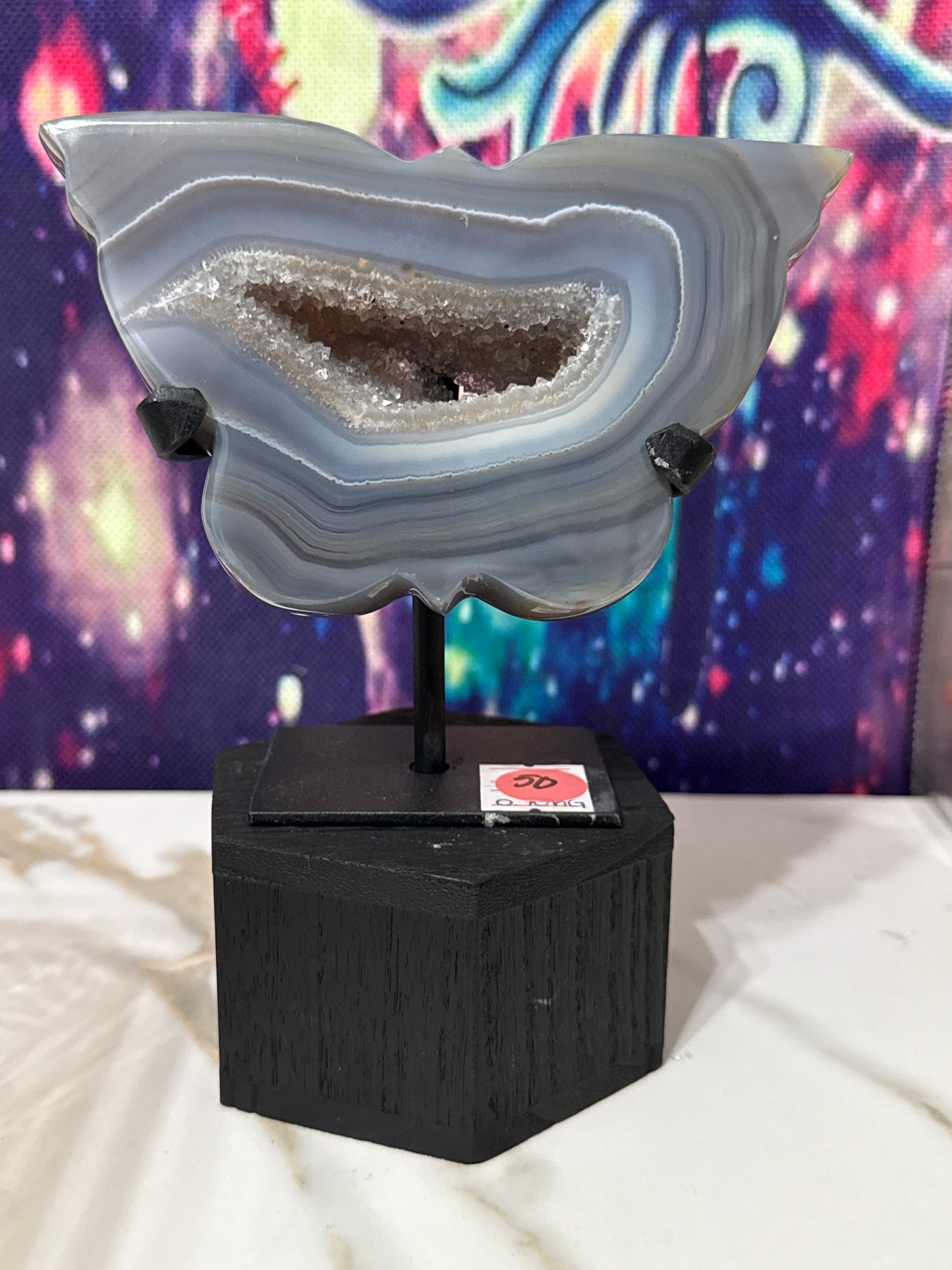 Druzy Agate Buttefly