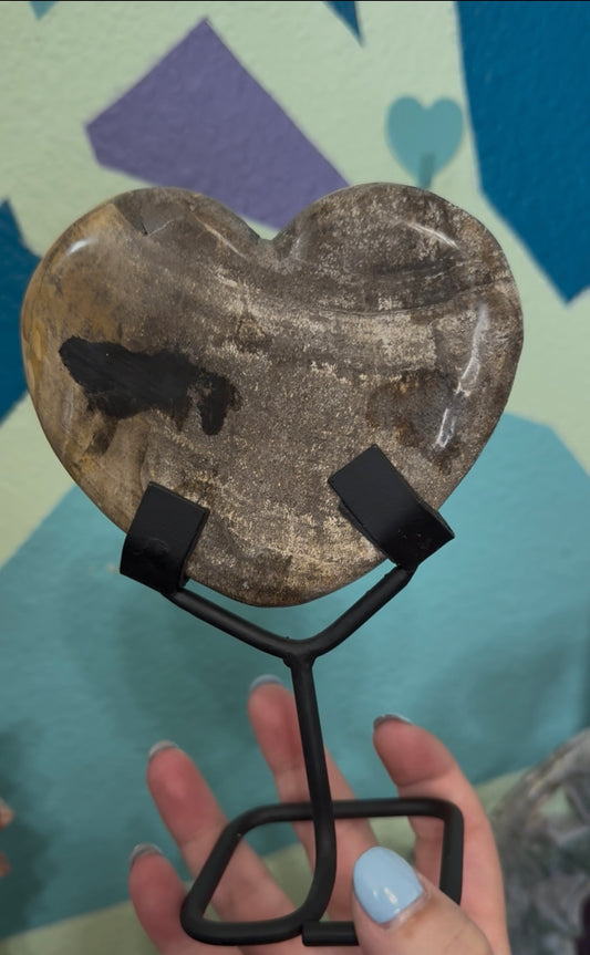 Petrified Wood Heart B