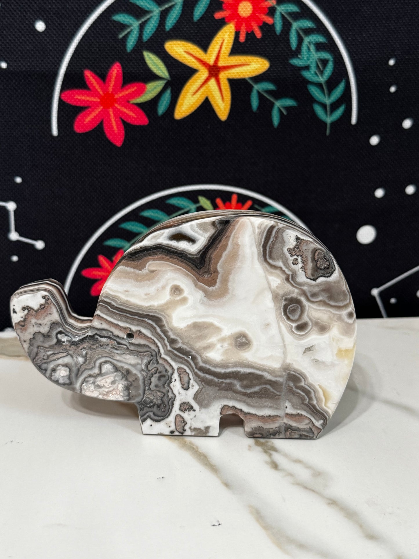 Zebra Calcite Elephant
