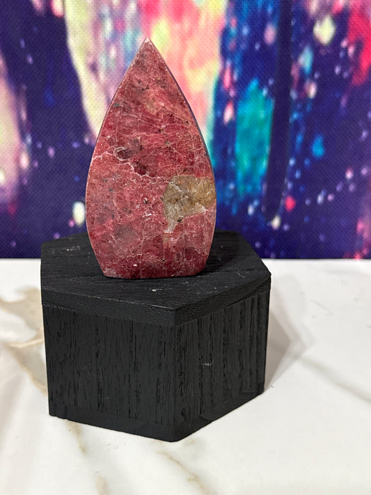 Rhodonite teardrop