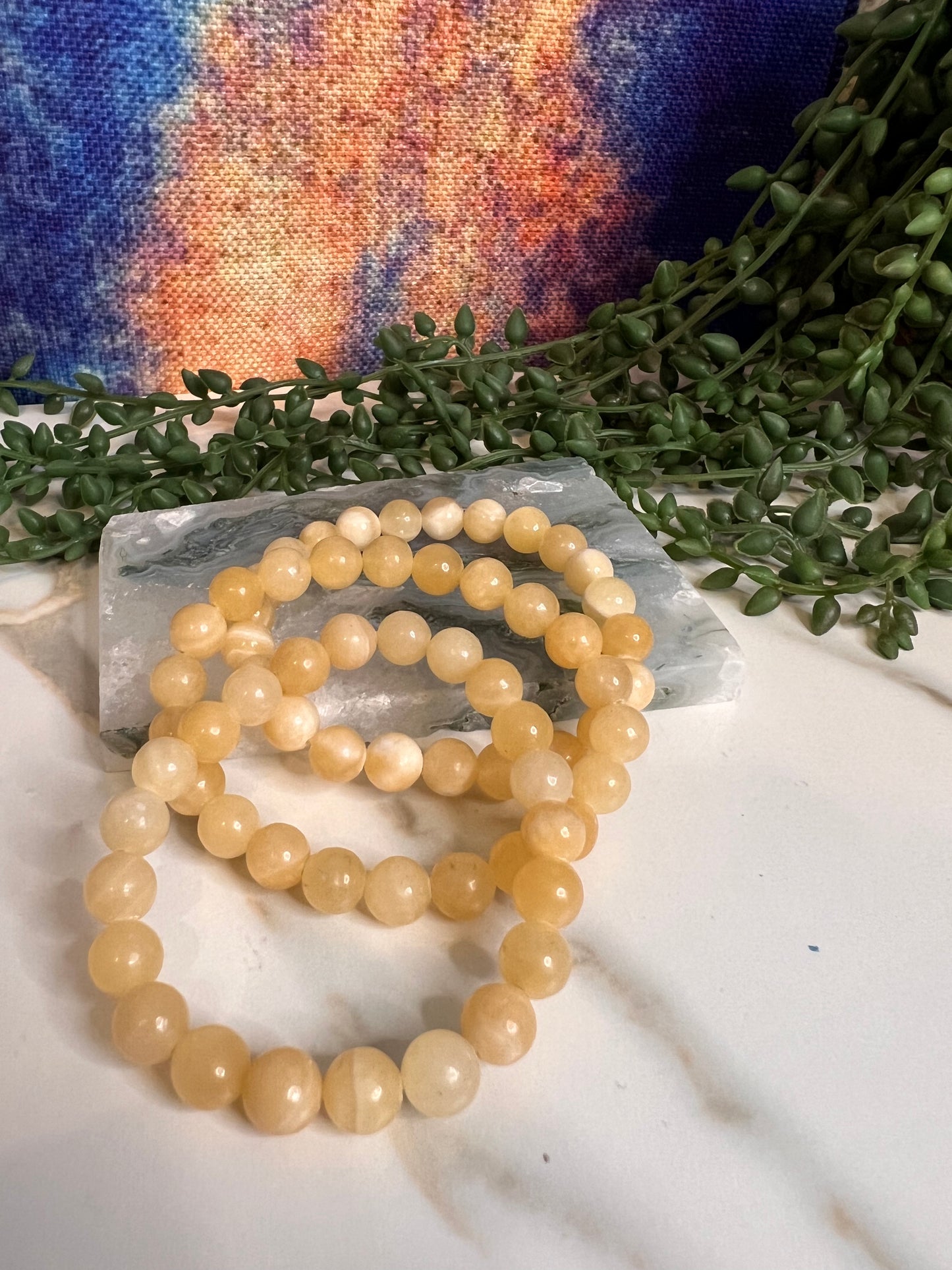 Orange Calcite Bracelet