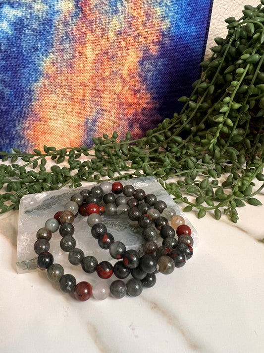 African Bloodstone Bracelet