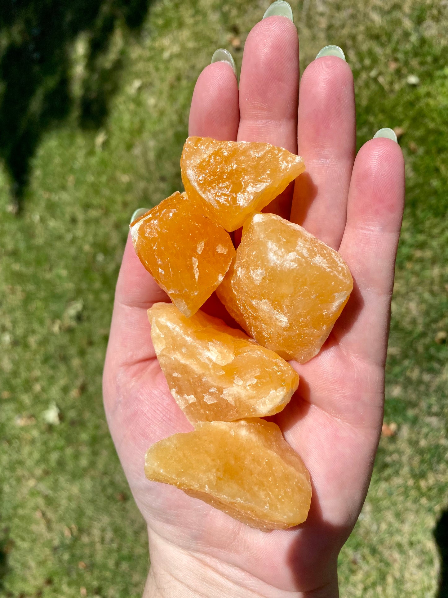 Raw Orange Calcite