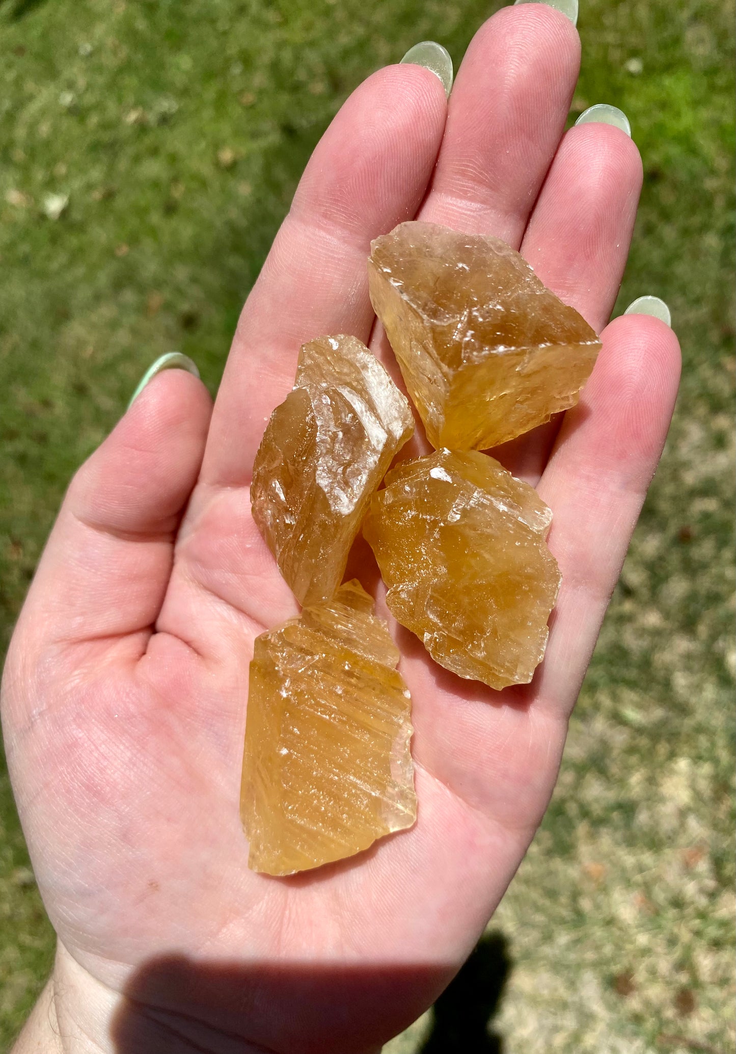 Raw Honey Amber Calcite